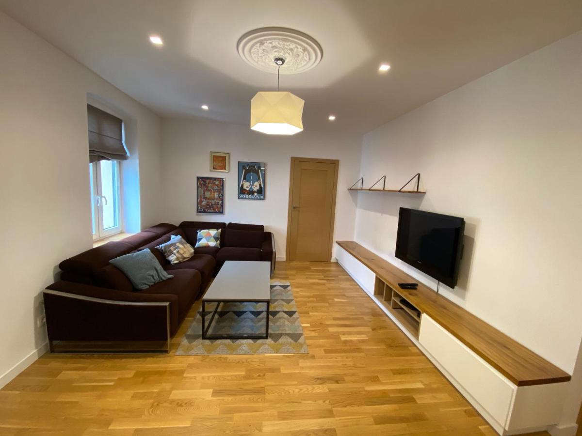 Stylowy 2-Pokojowy Apartament 5 Min. Od Rynku Wroclaw Dış mekan fotoğraf
